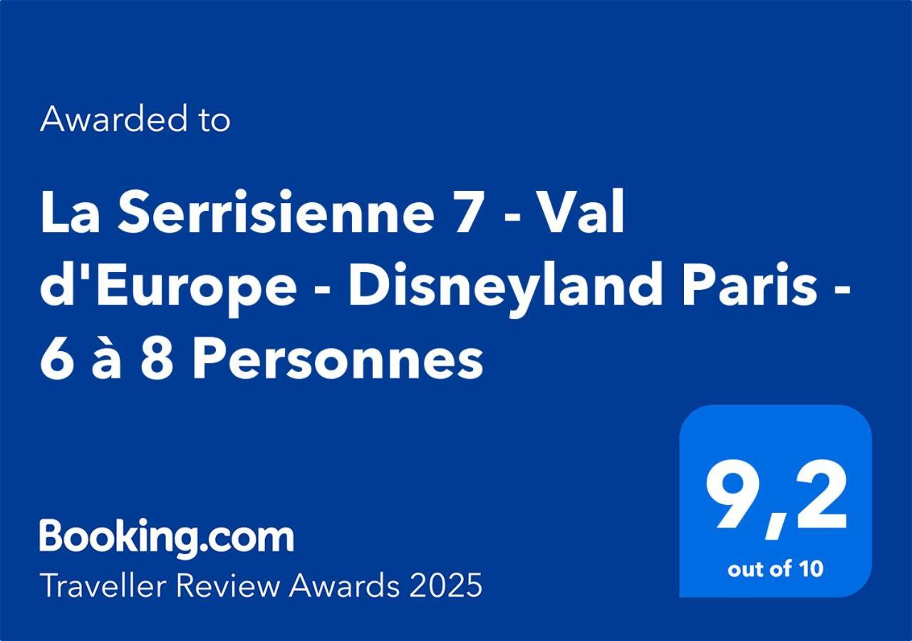 La Serrisienne 7 - Val D'Europe - Disneyland Paris - 6 A 8 Personnes Ngoại thất bức ảnh
